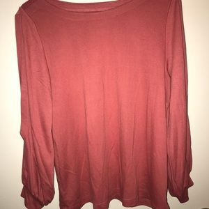 Adorable peach cold shoulder top. Never worn!